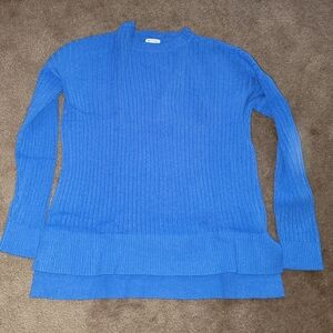 Blue Crew Neck Sweater